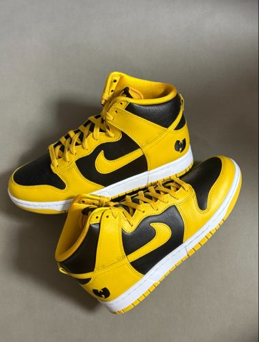 【🌼G-Dragon 같은 스타일】Wu-Tang x Nike Dunk High 옐로블랙 HJ4320-001 photo review