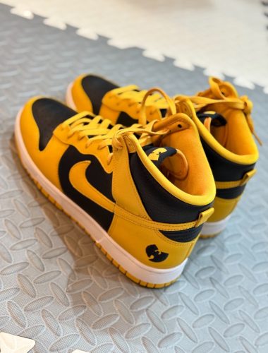 【🌼G-Dragon 같은 스타일】Wu-Tang x Nike Dunk High 옐로블랙 HJ4320-001 photo review