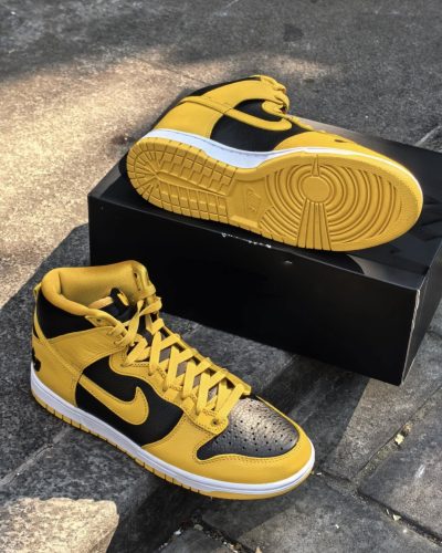 【🌼G-Dragon 같은 스타일】Wu-Tang x Nike Dunk High 옐로블랙 HJ4320-001 photo review
