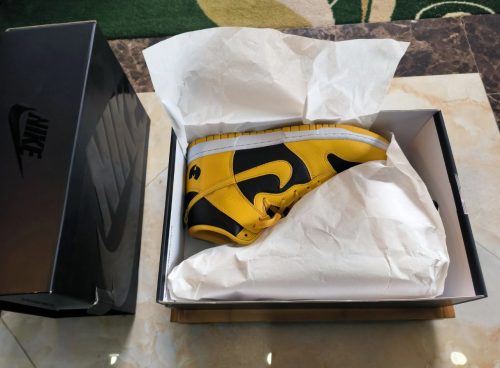 【🌼G-Dragon 같은 스타일】Wu-Tang x Nike Dunk High 옐로블랙 HJ4320-001 photo review