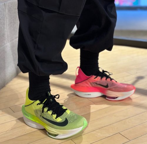【🤩모던 더블 컬러】Nike Air Zoom Alphafly Next% 2 'Ekiden'  러닝화   연두색의 FQ8110-331 photo review